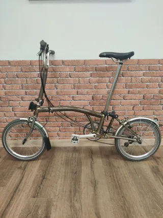 Brompton M6L Raw Lacquer + horquilla Titanio