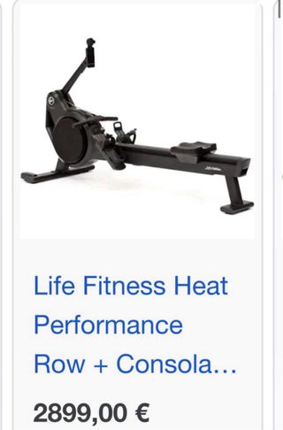 Remo de agua life fitness gama profesional