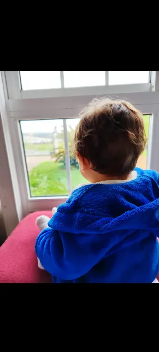 Bata infantil azul  Talla 18/24