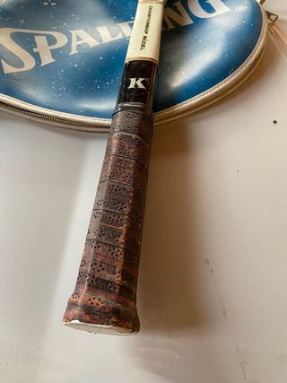 Raqueta tenis de madera, vintage