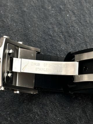 Oris Aquis Automatic Reloj Negro y Plateado