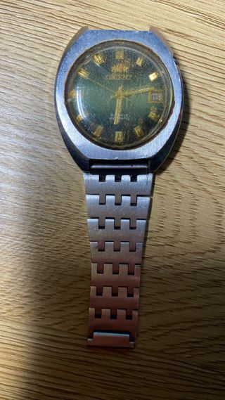 Reloj Orient Automático Verde Dorado
