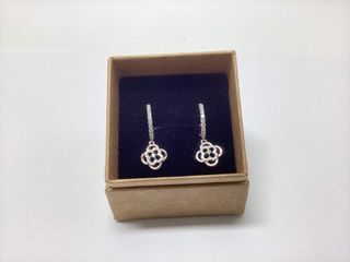 argollas plata 925mm con piedra con circonita