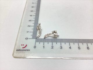 pendientes plata 925mm con piedra con circonita