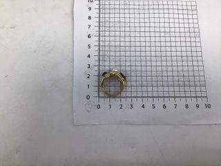 anillo oro 18k con piedra con amatista,perla,turmalina