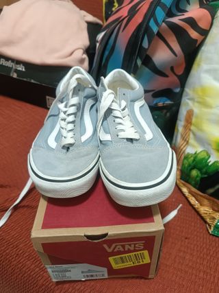 Zapatillas Vans Old Skool Azul/Blanco