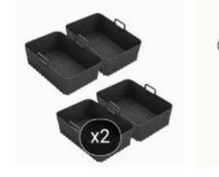 Freidora de Aire Doble Canasta 10L Acero sin húsar