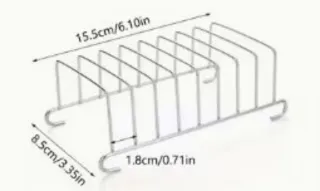 Freidora de Aire Doble Canasta 10L Acero sin húsar