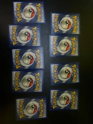 9 Cartas Pokémon Fossil Primera Edición