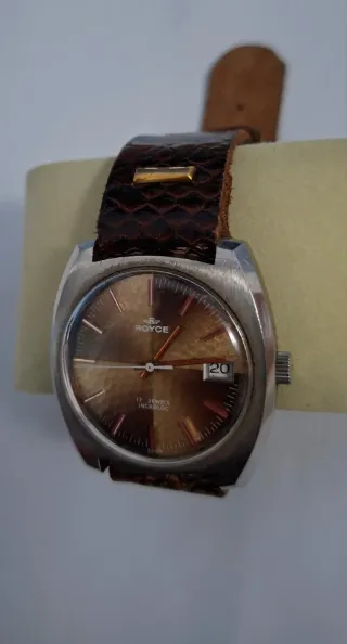 Reloj Royce Cuerda Manual 17 Jewels