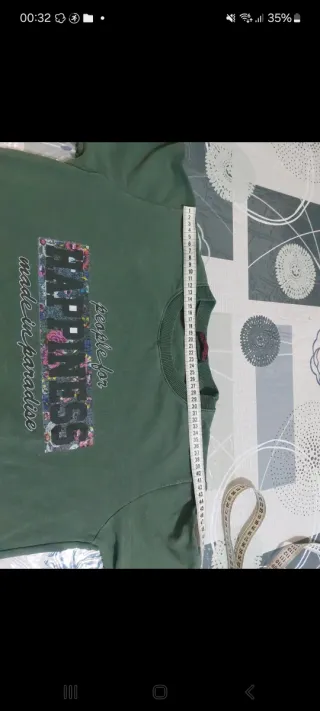 Maglione felpato verde