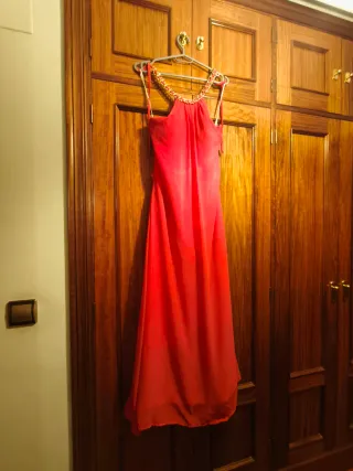 Vestido rojo para graduación o evento