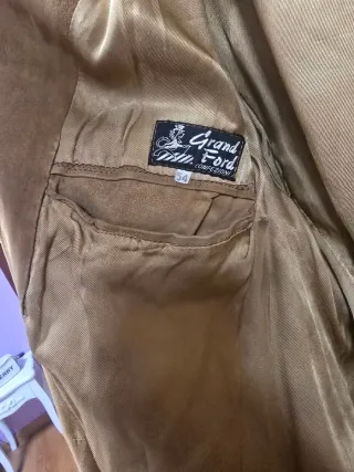 Giubbotto uomo vera pelle scamosciata