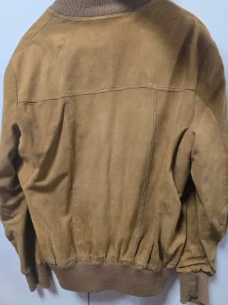 Giubbotto uomo vera pelle scamosciata