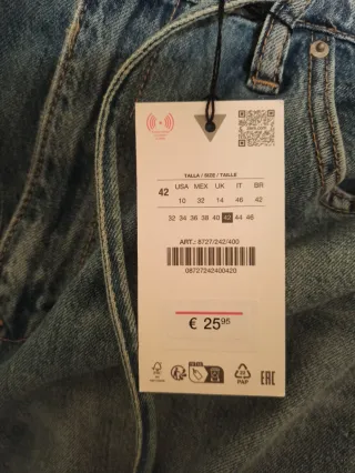 Zara Vaqueros Fluidos Anchos