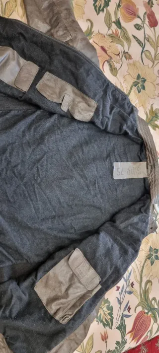 GMS75 Giubbino Pelle Uomo Marrone