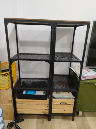 Estantería Industrial Ikea Metal Madera, 3 unidade