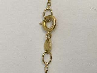 cadena oro 18k 22cm