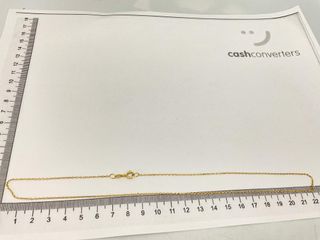 cadena oro 18k 22cm