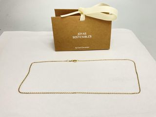 cadena oro 18k 22cm
