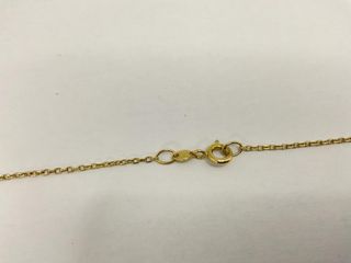 cadena oro 18k 22cm