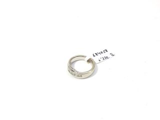 anillo oro 14k con piedra con diamante t. 10 (15,92 mm)