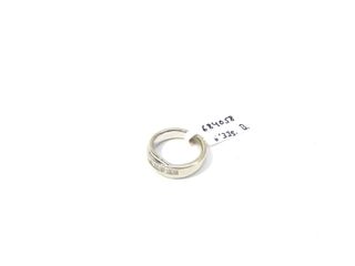 anillo oro 14k con piedra con diamante t. 10 (15,92 mm)