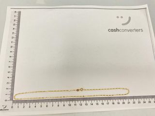cadena oro 18k 20.5cm