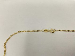 cadena oro 18k 20.5cm