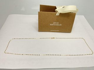 cadena oro 18k 26cm