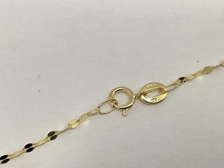 cadena oro 18k 26cm