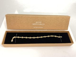 pulsera oro 18k con circonita