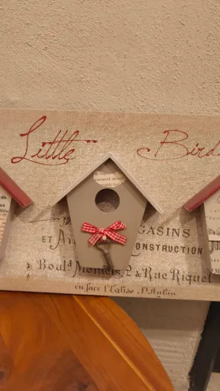 Cuadro decorativo casitas Maison du Monde