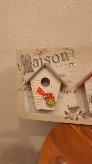 Cuadro decorativo casitas Maison du Monde