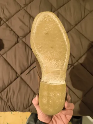 Botín Massimo Dutti Ante Marrón