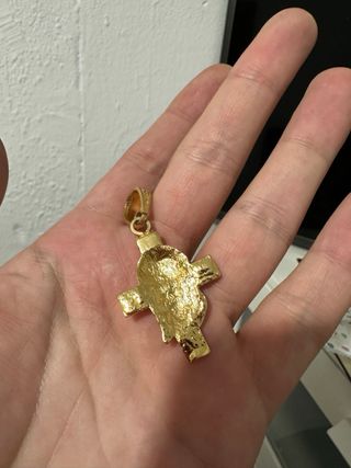 Colgante Cruz Jesús Oro