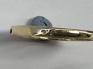 anillo oro 18k con piedra con diamante