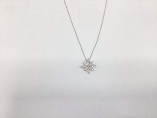 cadena plata 925mm con piedra con circonita 19 2.5cm