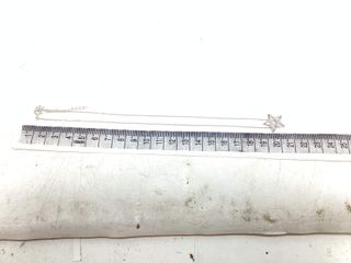 cadena plata 925mm con piedra con circonita 19 2.5cm