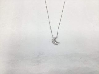 cadena plata 925mm con piedra con circonita 19 2.5cm