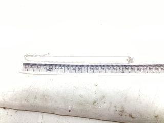 cadena plata 925mm con piedra con circonita 19 2.5cm