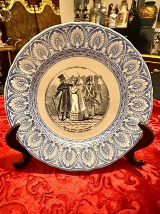 Piatti centenari francesi Jules Vieillard & Cie