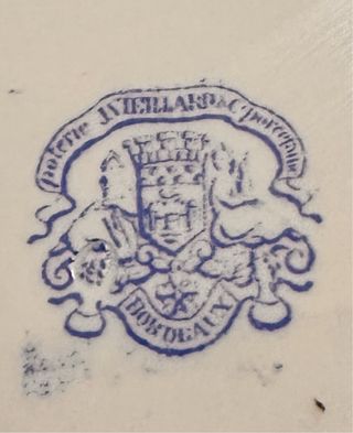 Piatti centenari francesi Jules Vieillard & Cie