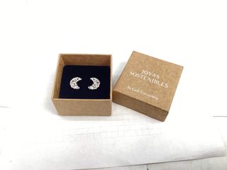 pendientes plata 925mm con piedra con circonita