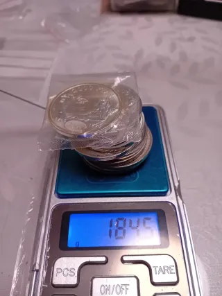 Lote  monedas 2000 pesetas y 100 pesetas plata