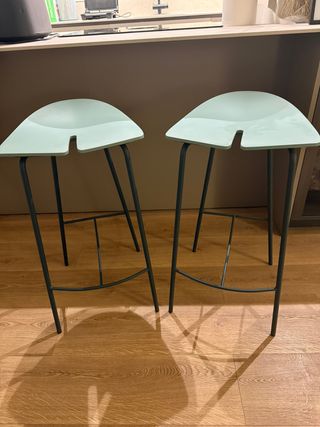 2 Taburetes Altos Ondarreta Verdes