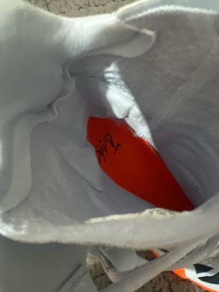 Botas de Boxeo Nike Blancas y Naranjas