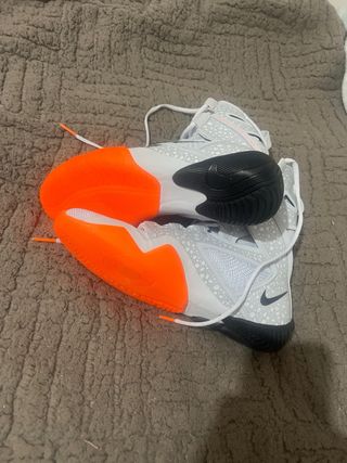 Botas de Boxeo Nike Blancas y Naranjas