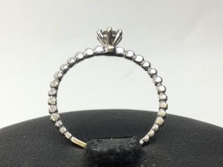 anillo oro 18k con diamante