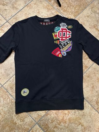 Felpa Dsquared2 Patch Logo Taglia L